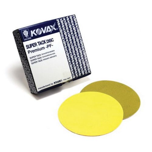 KOVAX 565-0320 PF Premium Series High Performance Abrasive Disc, 6 in, 320 Grit, Super-Tack Attachment