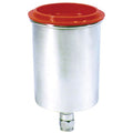 Astro Pneumatic 354006 Gravity Feed Cup, 0.6 L Capacity, Aluminum, Use With: Model QUL114, QUL120 HVLP Spray Gun