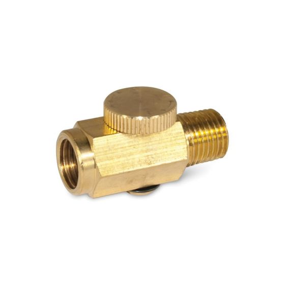 AES Industries 203 Air Regulator, 1/4 in MNPT Inlet, 1/4 in FNPT Outlet, Brass