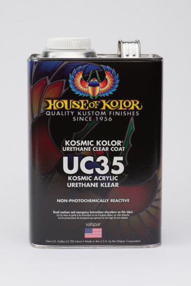 HOUSE OF KOLOR Kosmic Kolor UC35-G17 Topcoat Clearcoat, 1 gal Can