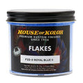HOUSE OF KOLOR F22II-C01 F Series Dry Flake, 6 oz Can, Royal Blue II, 1/128th Rectangle