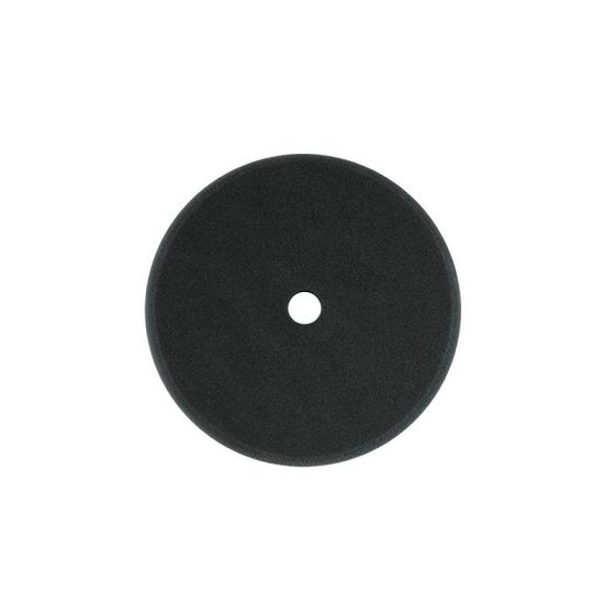 BUFF and SHINE 3000G Grip Pad, 8 in Dia, 2 in THK, Hook and Loop Attachment, Reticulated Polyester Foam Pad, Yellow