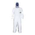 SAS 6937 Moonsuit Coveralls, Medium, Nylon Front/Cotton Back, Elastic Waist, Full Pullover Hood