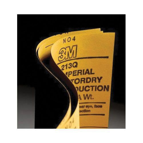Wetordry 02036 213Q Series Abrasive Sheet, 9 in W x 11 in L, P600 Grit, Fine Grade, Black, Wet/Dry
