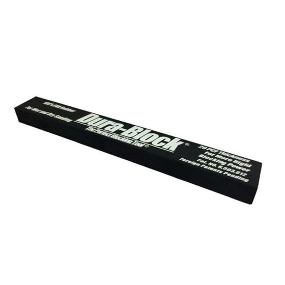 Dura-Block AF4401 Type 1/3 Sanding Block, 2-5/8 in W x 5-1/2 in L, PSA Attachment, EVA Rubber
