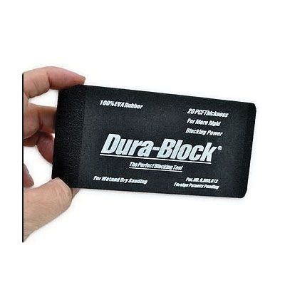 Dura-Block AF4400 Standard Sanding Block, 1-3/8 in W x 11 in L, 3/4 in THK, PSA Attachment