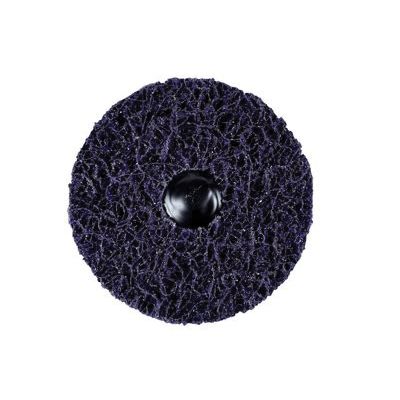 Scotch-Brite 21552 XT Pro Series Clean and Strip Disc, 4 in Dia, Extra Coarse Grade, 12000 rpm, Purple