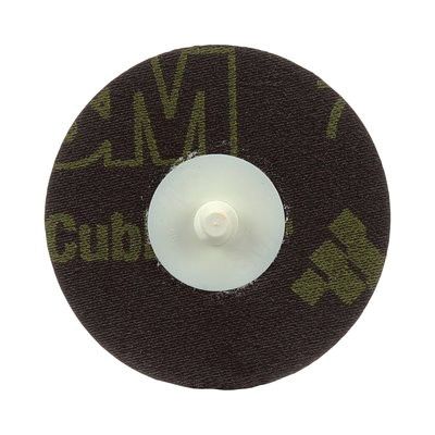 3M 22406 361F Series Coated Grinding Disc, 3 in Dia, P120 Grit, Fine Grade, 20000 rpm, White