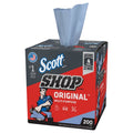 Scott 75190 Multi-Purpose Shop Towel, 10 x 12 in, 200, Blue, Multi-Purpose, 1 Plys