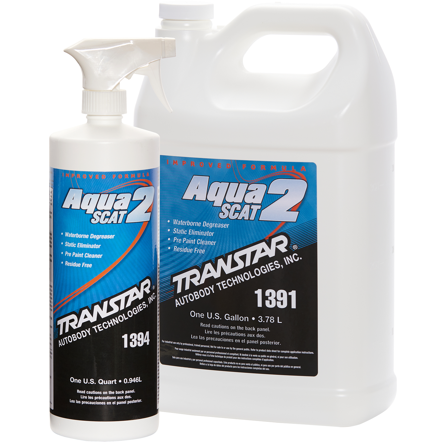 AQUA  SCAT 2 WATERBORNE DEGREASER - QUART