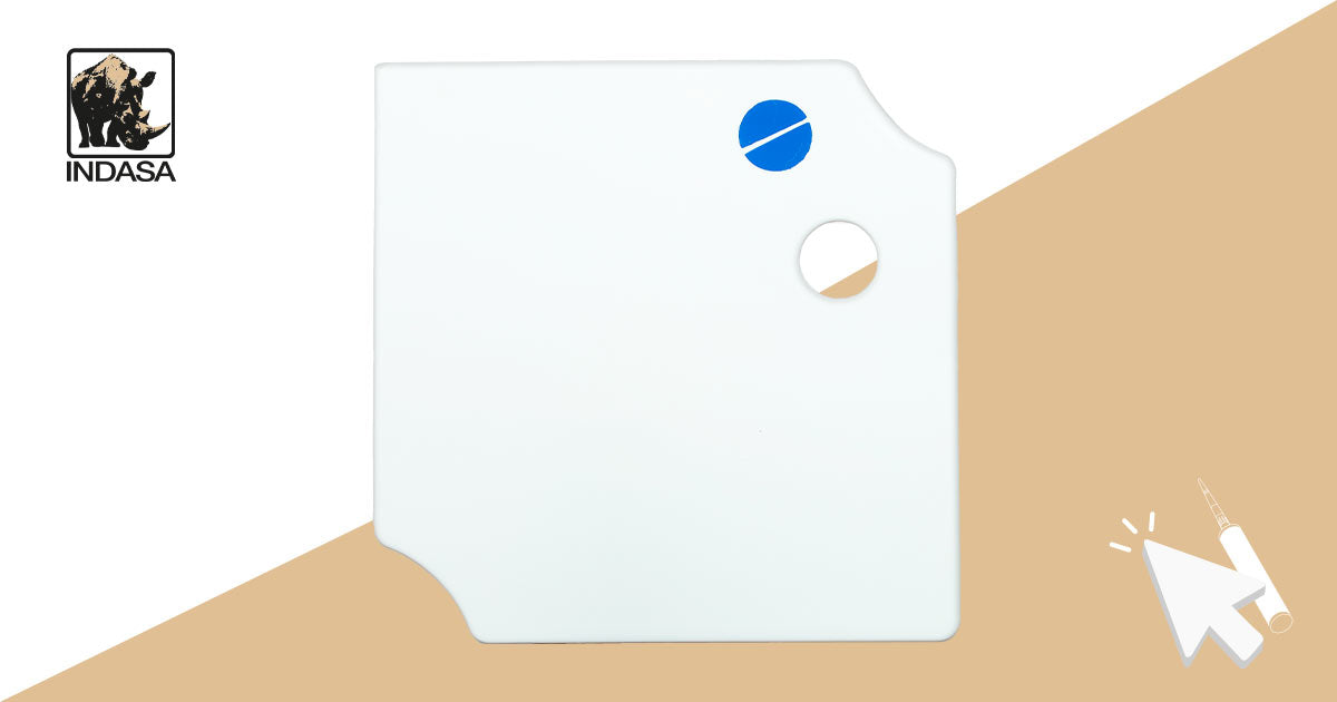 EVERCOAT 100155 Mixing Board, 30 x 30 cm, Plastic