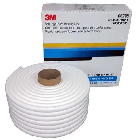 3M 06298 Soft Edge Masking Tape, 35 m L x 15 mm W