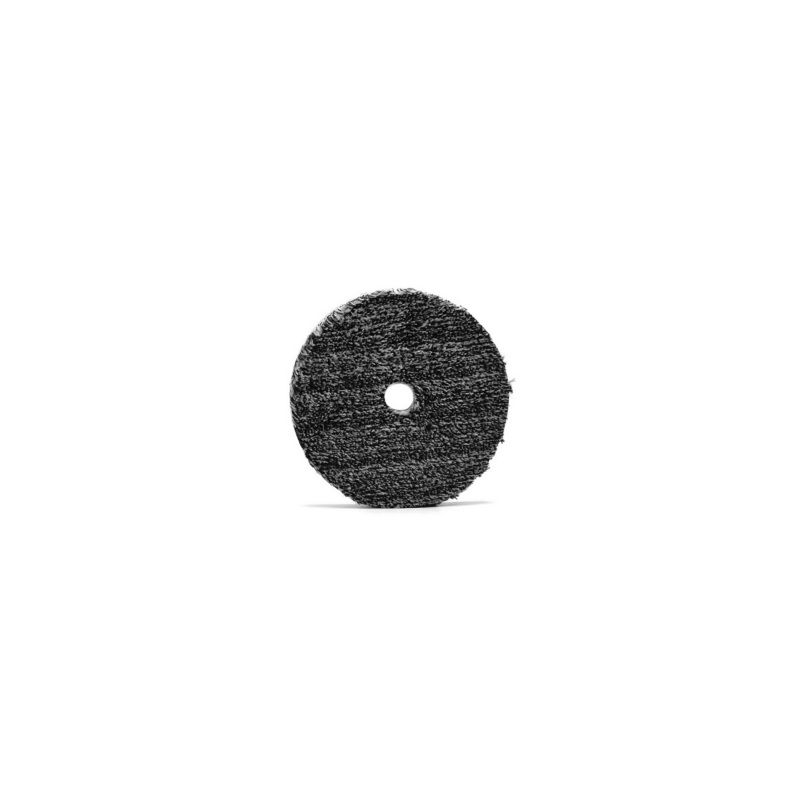 BUFF and SHINE Uro-Fiber 692MFP Pad, 6 in Dia, 3/8 in THK, Microfiber Pad, Black/White