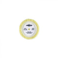 BUFF and SHINE 7502GT Grip Pad, 7-1/2 in Dia, Hook and Loop Attachment, 100% Twisted Wool Pad, Beige