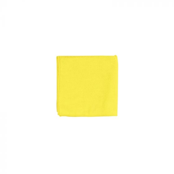 BUFF and SHINE MF1Y Towel, 16 in x 16 in, Microfiber Blend 80% Polyester, 20% Polyamide, Yellow