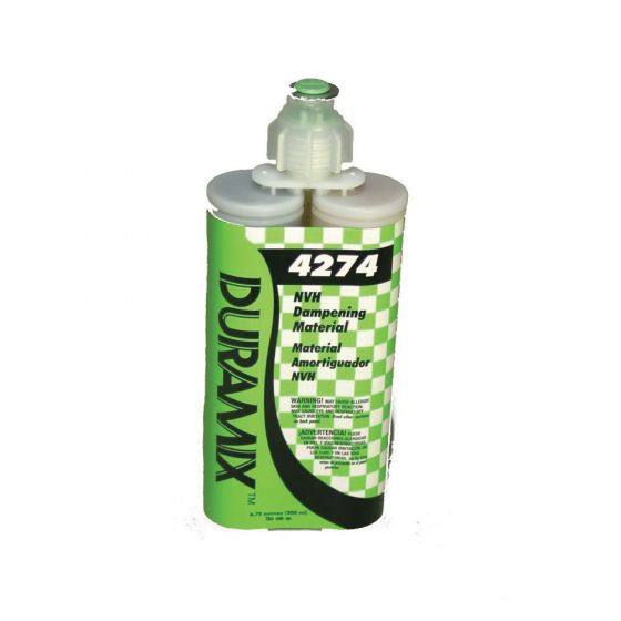 3M Duramix 4274 NVH Dampening Material, 200 mL Cartridge, Liquid, Black/Clear, 60 min Application
