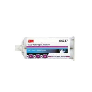 3M Duramix 4747 Super Fast Plastic Repair Adhesive, 47.3 mL Cartridge, Liquid, Amber, 1.1