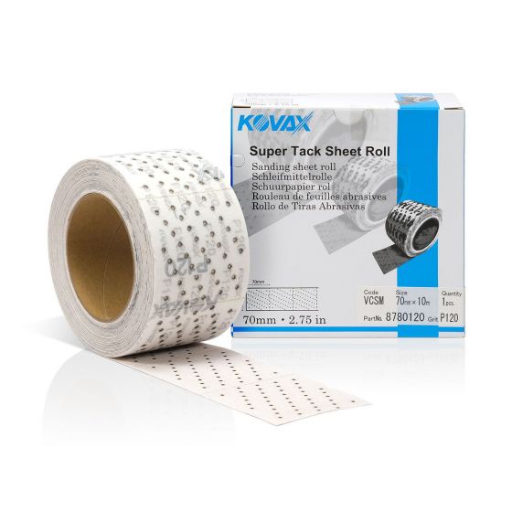 Tri-Pro 878-0120 Multi-Hole Perforated Sheet Roll, 70 mm W x 10 m L, P120