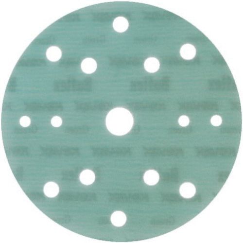 KOVAX Super Buflex 193-1565 Buflex Disc, 6 in, 15 Holes, 2000 Grit, Super-Tack Attachment, Green