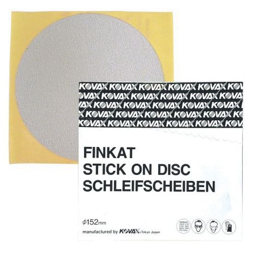 KOVAX Finkat 661-0240 Resin Bonded Abrasive Disc, 6 in, 240 Grit, Stickon (PSA) Attachment