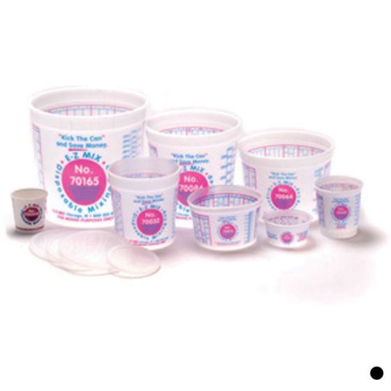 E-Z Mix 70004 Disposable Mixing Cup, 0.25 pt
