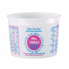 E-Z Mix 70064 Disposable Mixing Cup, 2 qt