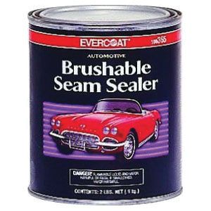 EVERCOAT 100365 Brushable Seam Sealer, 1 qt Can, Liquid, Gray, 1 hr Curing, Paintable