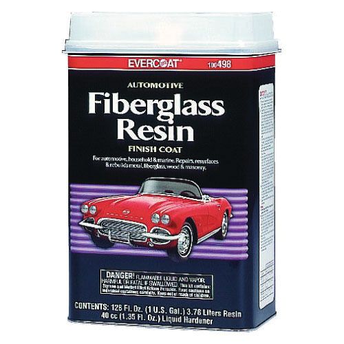 EVERCOAT 100498 Fiberglass Auto Resin, 1 gal Can, Pink, Liquid