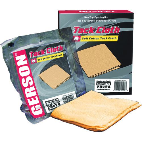 GERSON 020004G Supreme Tack Cloth, 36 in L x 18 in W, Gold