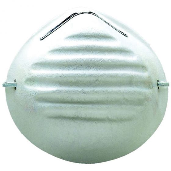 GERSON 061501 Nuisance Dust Mask, Dual Non-Adjustable Headstrap, Microfiber, White