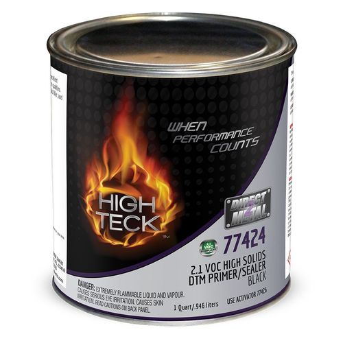 2.1 VOC High Solids DTM Primer/Sealer-Black-QT