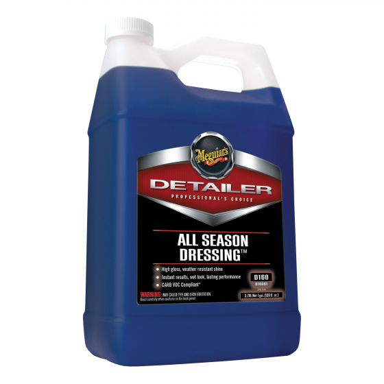Meguiar's Detailer D16001 All Season Dressing, 1 gal Can, Blue