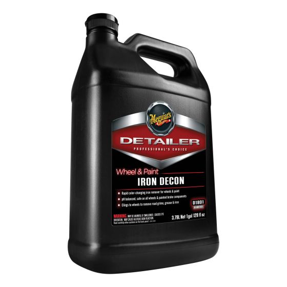 Meguiar's Detailer D180101 Wheel and Paint Iron Decon, 1 gal Jug, Orange/Red, Liquid