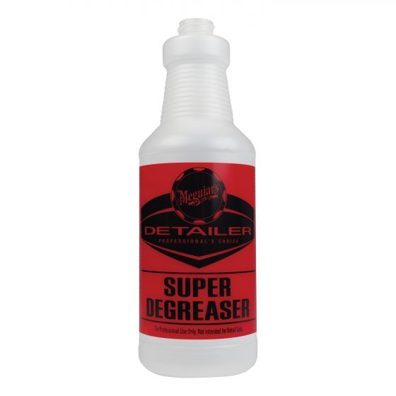 Meguiar's Detailer D20108 Pre-Labeled Bottle, 32 oz, Use With: D108 Detailer Super Degreaser