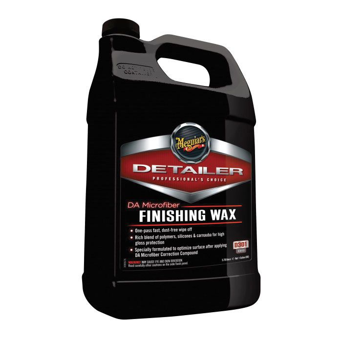 Meguiar's Detailer D30101 Finishing Wax, 1 gal Can, High Gloss, Blue/Gray, Liquid