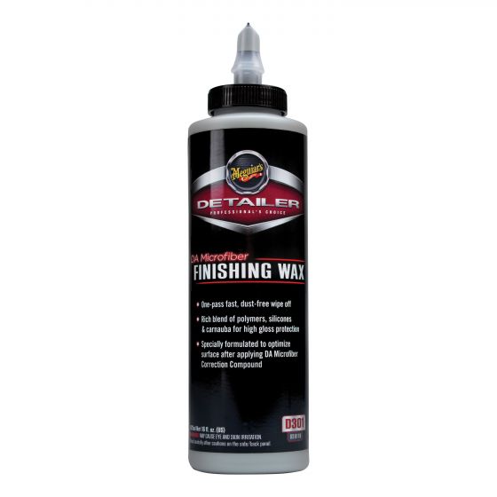 Meguiar's Detailer D30116 Finishing Wax, 16 oz Bottle, High Gloss, Blue/Gray, Liquid