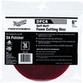 Meguiar's Soft Buff DFC6 Dual Action Cutting Disc, 6 in Dia, Hook and Loop Attachment, Foam Pad, Red