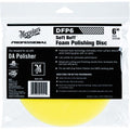 Meguiar's Soft Buff DFP6 Dual Action Polishing Disc, 6 in Dia, Hook and Loop Attachment, Foam Pad, Yellow