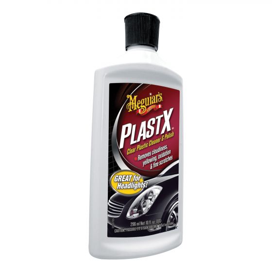Meguiar's PlastX G12310 Cleaner and Polish, 10 oz Bottle, Light Blue, Liquid