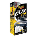 Meguiar's Smooth Surface G191700 Clay Kit, 60 g Clay Bar, 16 oz Quik Detailer Clay Bar, Light Blue, Liquid