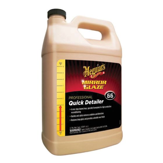 Meguiar's Mirror Glaze M6601 Quik Detailer, 1 gal, Liquid, Blue, Wax