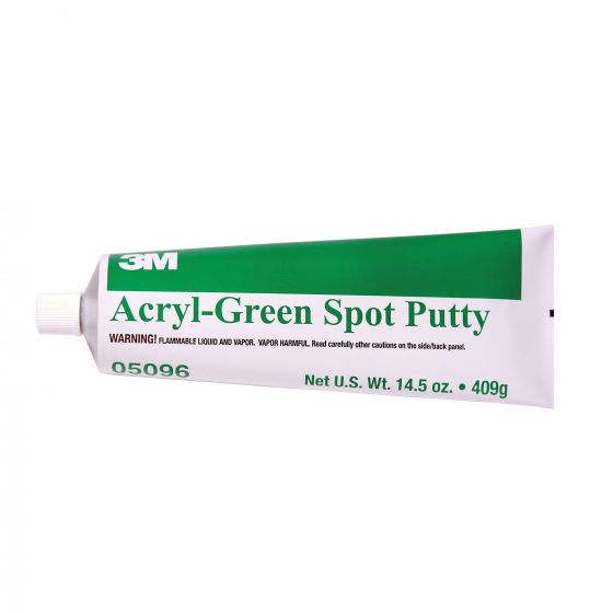 3M 05096 Putty, 14.5 oz Tube, Green, Paste