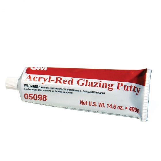 3M 05098 Glazing Putty, 14.5 oz Aluminum Tube, Paste