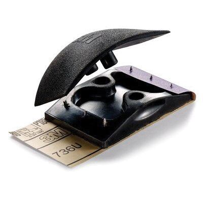 3M 05519 Sanding Block, 5 in Dia L x 2 in W, Rubber