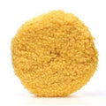 3M 05705 Double-Sided Polishing Pad, 9 in Dia, Screw-On Attachment, Wool Pad, Yellow