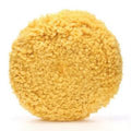 3M 05713 Single Sided Polishing Pad, 9 in Dia, Hook and Loop Attachment, Wool Pad, Yellow
