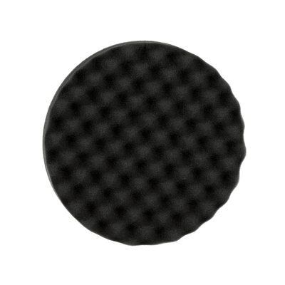 3M 05725 Single Sided Polishing Pad, 8 in Dia, Hookit Attachment, Foam Pad, Black