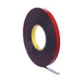 3M 06386 Acrylic Plus Series Automotive Attachment Tape, 20 yd x 1/4 in, 1.12 mm THK, Black