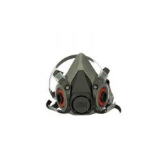 3M 07025 6000 Series Half-Mask Respirator, Medium, NIOSH Approved