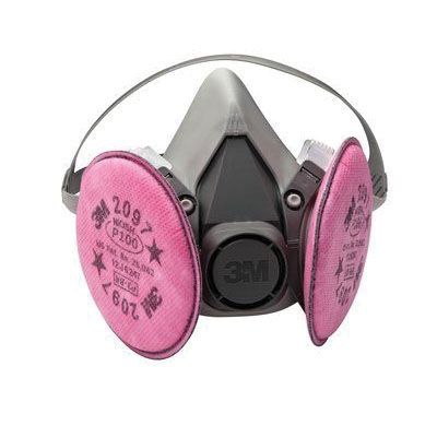3M 07182 Half Facepiece Respirator Packout, Half Facepiece, Medium, NIOSH Approved
